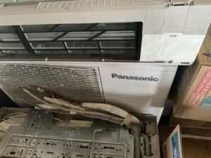 新見市大佐で回収したエアコン