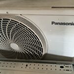 新見市長屋で回収したエアコン