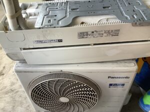 岡山市南区で取り外し回収から処分までしたエアコン