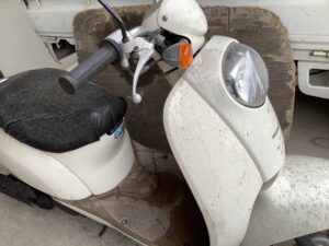 都窪郡早島町で引き取り回収から処分までしたバイク