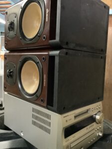 赤磐市下市で引き取り回収から処分までしたオーディオ
