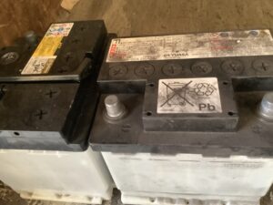 玉野市田井で引き取り回収から処分までしたバッテリー