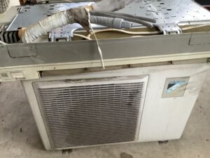 加賀郡吉備中央町で取り外し回収から処分までしたエアコン
