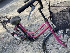 津山市北町で引き取り回収から処分までした自転車
