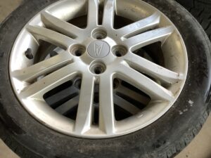 和気郡和気町で引き取り回収から処分までしたアルミタイヤ