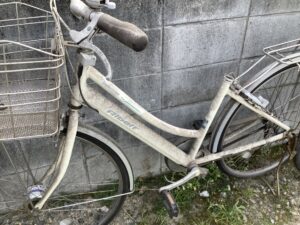 浅口郡里庄町で引き取り回収から処分までした自転車