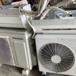 新見市西方で回収したエアコン