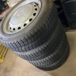 岡山市北区大元で回収したタイヤ