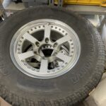 岡山市南区で回収したタイヤ