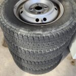 岡山市北区今で回収したタイヤ