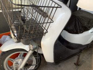 久米郡久米南町で引き取り回収から処分までしたバイク