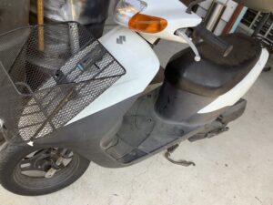 加賀郡吉備中央町で引き取り回収から処分までしたバイク