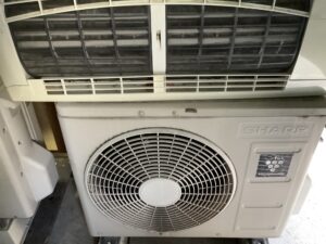 備前市西片上で取り外し回収から処分までしたエアコン