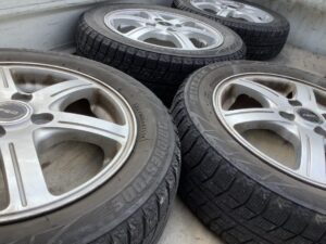 津山市井口で引き取り回収から処分までしたアルミタイヤ