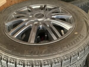 和気郡和気町で引き取り回収から処分までしたアルミタイヤ