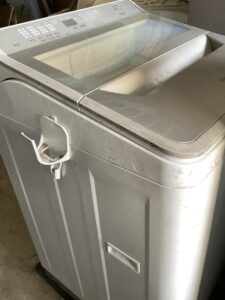 高梁市原田北町で引き取り回収から処分までした洗濯機