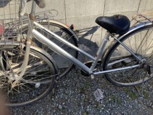 浅口郡里庄町で引き取り回収から処分までした自転車