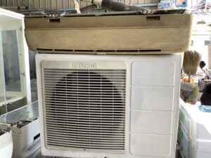 浅口市金光町で取り外し回収から処分までしたエアコン