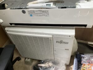 赤磐市山陽で取り外し回収から処分までしたエアコン