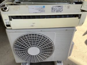 総社市三須で取り外し回収から処分までしたエアコン