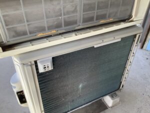 総社市三須で取り外し回収から処分までしたエアコン