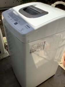 小田郡矢掛町で引き取り回収から処分までした洗濯機