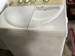 真庭市久世で引き取り回収から処分までした洗濯機
