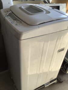 美作市粟井で引き取り回収から処分までした洗濯機
