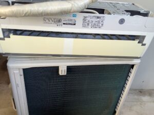 久米郡美咲町で取り外し回収から処分までしたエアコン