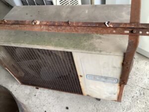 赤磐市山陽で取り外し回収から処分までしたエアコン