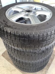 都窪郡早島町で引き取り回収から処分までしたアルミタイヤ