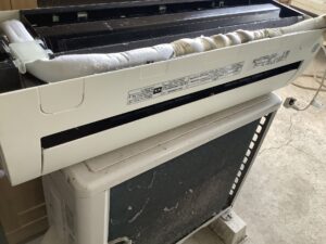 加賀郡吉備中央町で取り外し回収から処分までしたエアコン