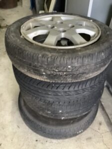 加賀郡吉備中央町で引き取り回収から処分までしたアルミタイヤ