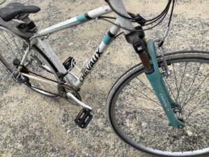 備前市伊里中で引き取り回収から処分までした自転車