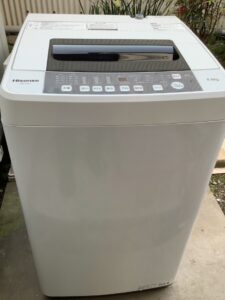真庭市久世で引き取り回収から処分までした洗濯機