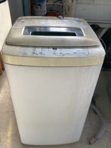 井原市井原町で引き取り回収から処分までした洗濯機