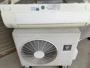 岡山市北区で取り外し回収から処分までしたエアコン