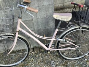久米郡久米南町で引き取り回収から処分までした自転車