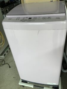 新見市唐松で引き取り回収から処分までした洗濯機