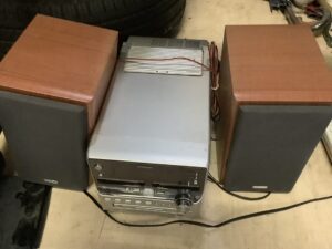 美作市中尾で引き取り回収から処分までしたオーディオ