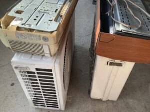倉敷市玉島で取り外し回収から処分までしたエアコン