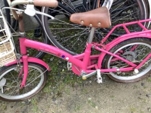 浅口郡里庄町で引き取り回収から処分までした自転車