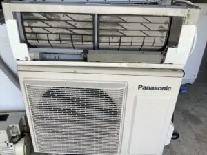 真庭市西原で取り外し回収から処分までしたエアコン
