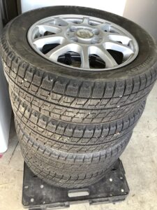 加賀郡吉備中央町で引き取り回収から処分までしたアルミタイヤ