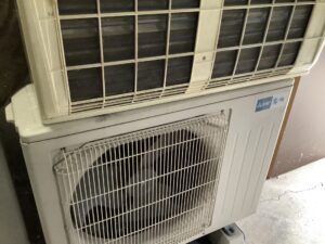 新見市上市で取り外し回収から処分までしたエアコン
