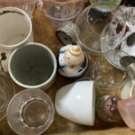 津山市二宮で食器の回収から処分までさせて頂きました。