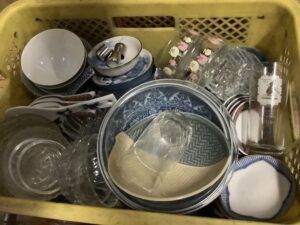 井原市西江原町で引き取り回収から処分までした食器