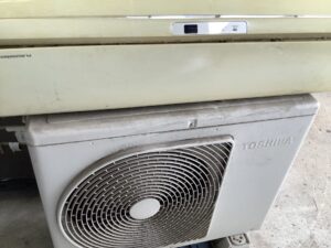 久米郡美咲町で取り外し回収から処分までしたエアコン
