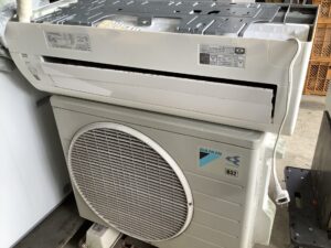 新見市草間で取り外し回収から処分までしたエアコン
