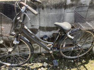 浅口郡里庄町で引き取り回収から処分までした自転車
